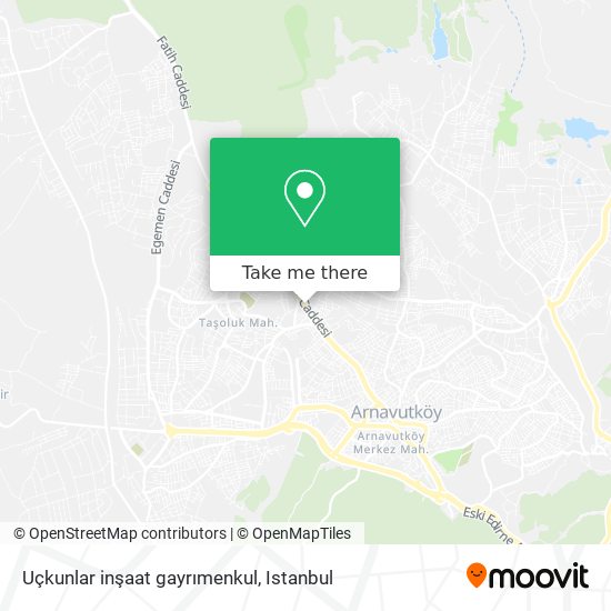 Uçkunlar inşaat gayrımenkul map