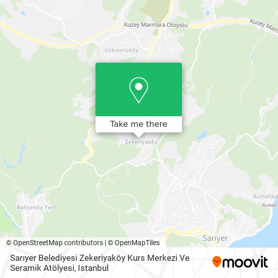 Sarıyer Belediyesi Zekeriyaköy Kurs Merkezi Ve Seramik Atölyesi map
