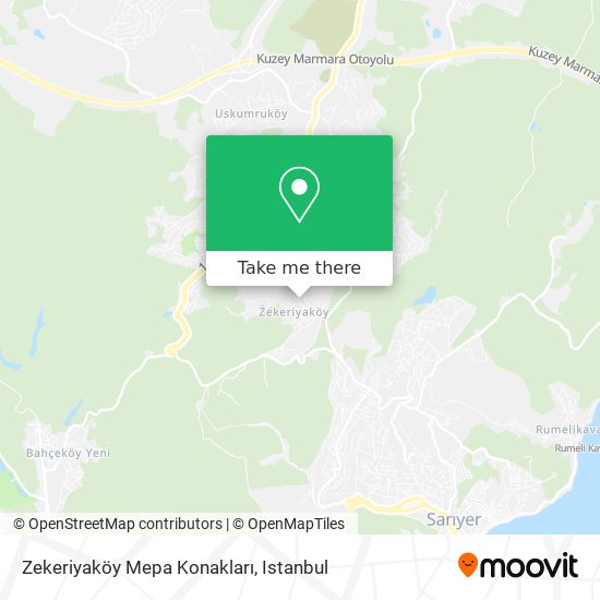 Zekeriyaköy Mepa Konakları map