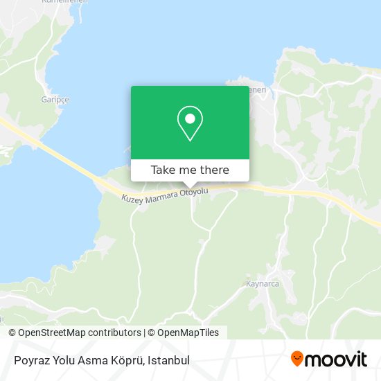 Poyraz Yolu Asma Köprü map