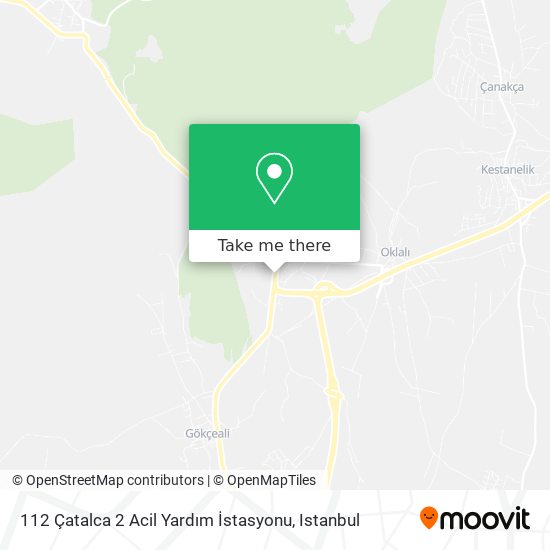 112 Çatalca 2 Acil Yardım İstasyonu map