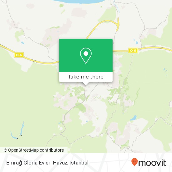 Emrağ Gloria Evleri Havuz map