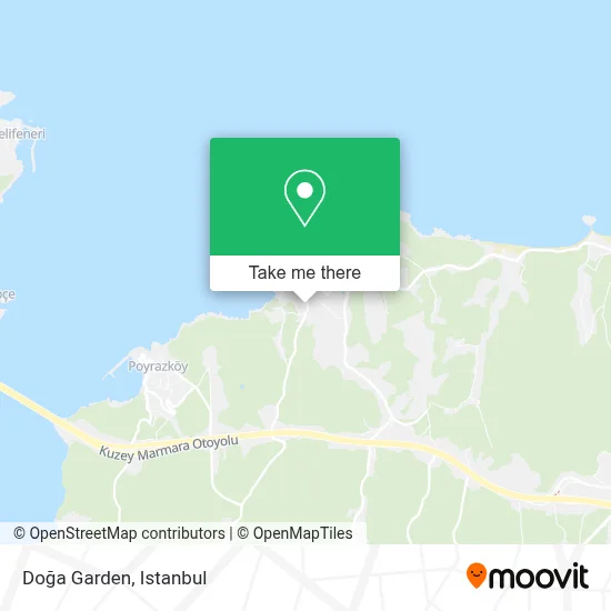 Doğa Garden map