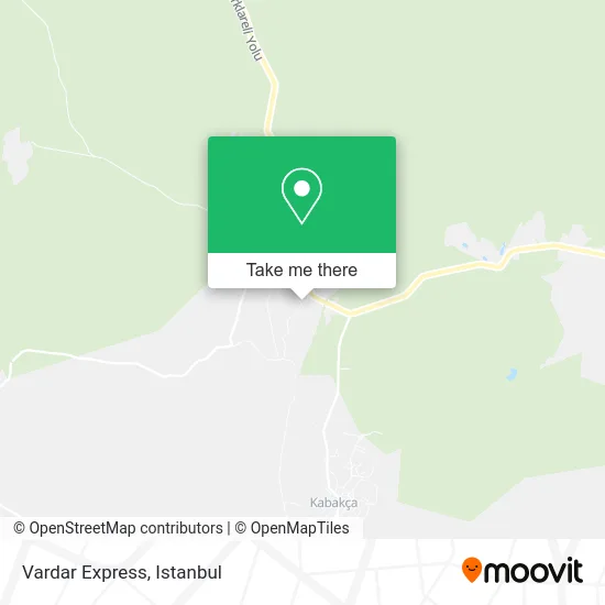 Vardar Express map