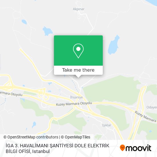 İGA 3. HAVALİMANI ŞANTİYESİ DOLE ELEKTRİK BİLGİ OFİSİ map