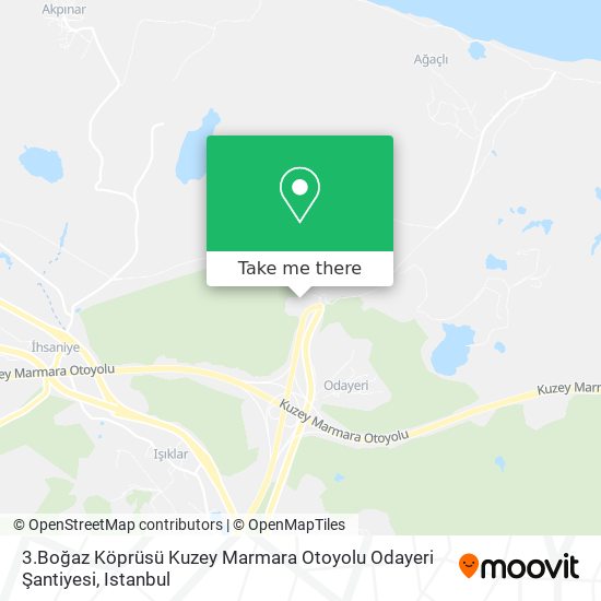 3.Boğaz Köprüsü Kuzey Marmara Otoyolu Odayeri Şantiyesi map