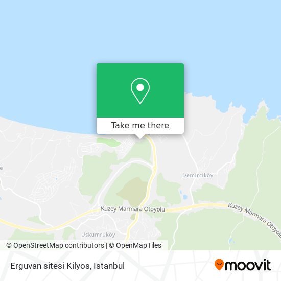 Erguvan sitesi Kilyos map