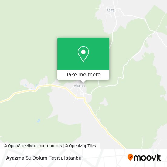 Ayazma Su Dolum Tesisi map