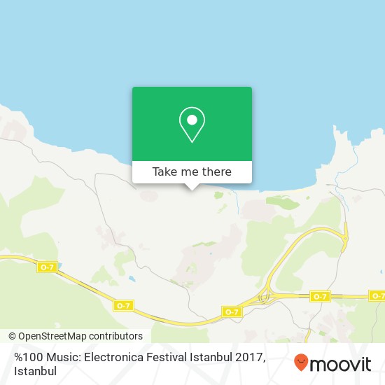 %100 Music: Electronica Festival Istanbul 2017 map