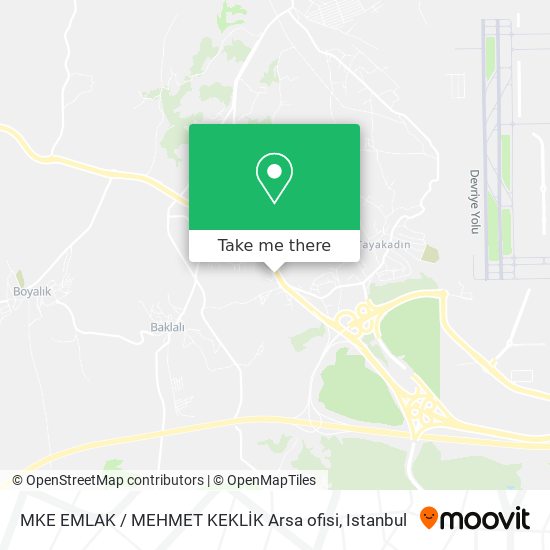 MKE EMLAK / MEHMET KEKLİK Arsa ofisi map