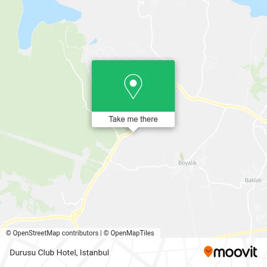 Durusu Club Hotel map