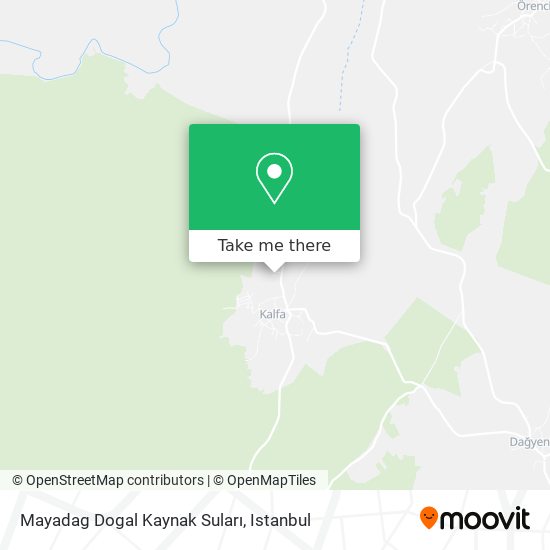 Mayadag Dogal Kaynak Suları map