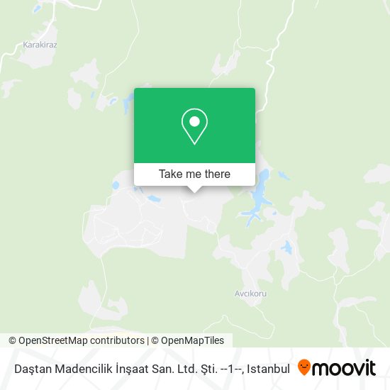 Daştan Madencilik İnşaat San. Ltd. Şti. --1-- map