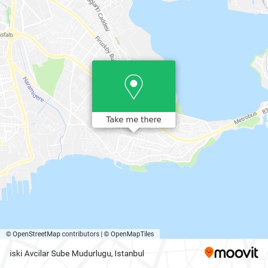 iski Avcilar Sube Mudurlugu map