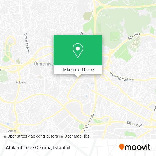 Atakent Tepe Çıkmaz map