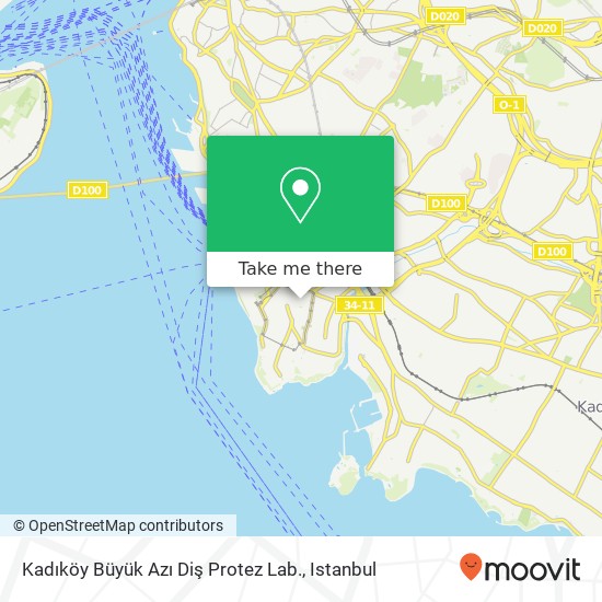 Kadıköy Büyük Azı Diş Protez Lab. map