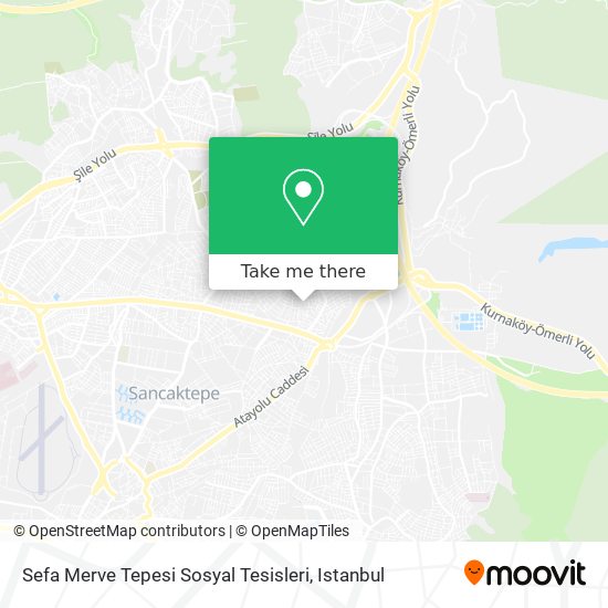 Sefa Merve Tepesi Sosyal Tesisleri map