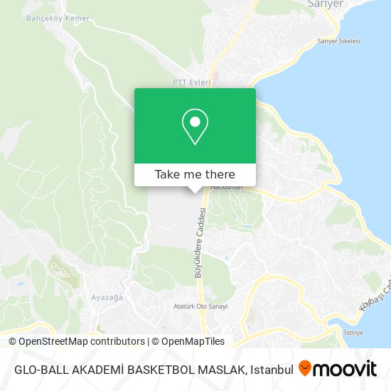 GLO-BALL AKADEMİ BASKETBOL MASLAK map
