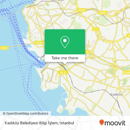 Kadıköy Belediyesi Bilgi İşlem map