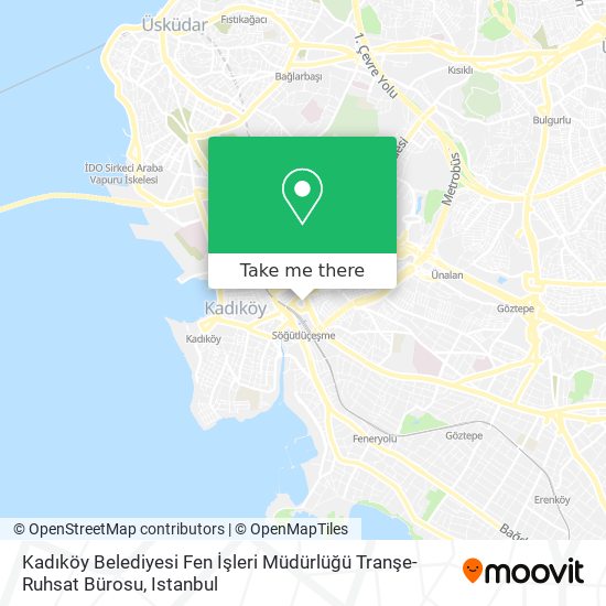 Kadıköy Belediyesi Fen İşleri Müdürlüğü Tranşe-Ruhsat Bürosu map