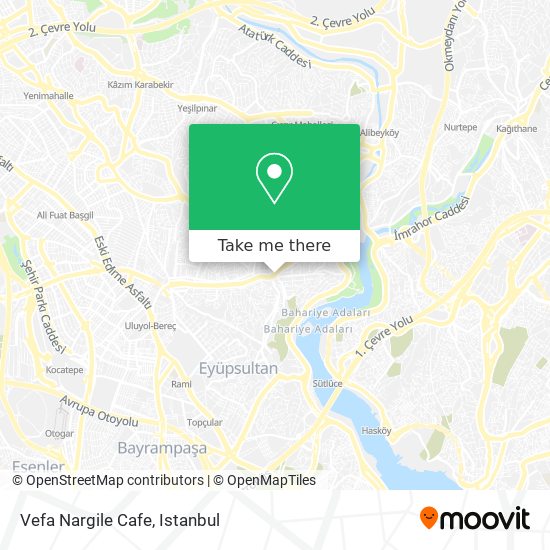 Vefa Nargile Cafe map