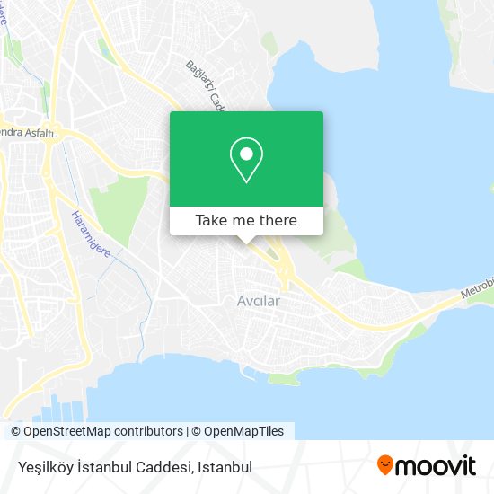 Yeşilköy İstanbul Caddesi map