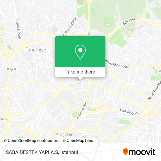 SABA DESTEK YAPI A.Ş map
