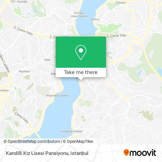 Kandilli Kız Lisesi Pansiyonu map