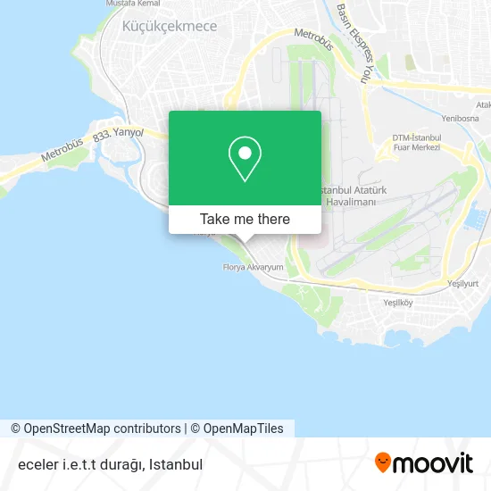eceler i.e.t.t durağı map