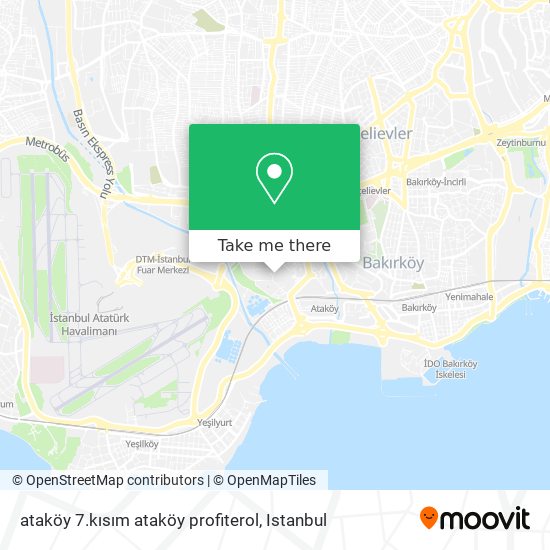 ataköy 7.kısım ataköy profiterol map