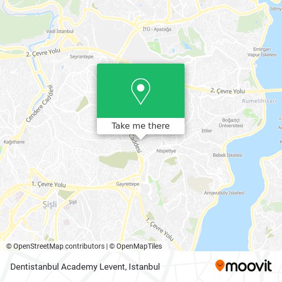Dentistanbul Academy Levent map
