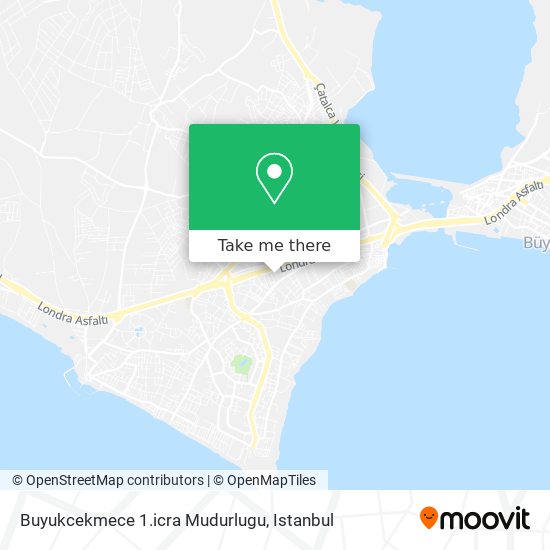 how to get to buyukcekmece 1 icra mudurlugu in buyukcekmece by bus or cable car
