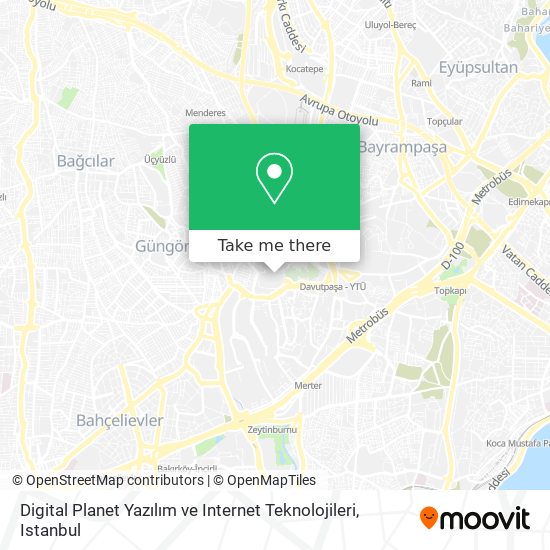 Digital Planet Yazılım ve Internet Teknolojileri map