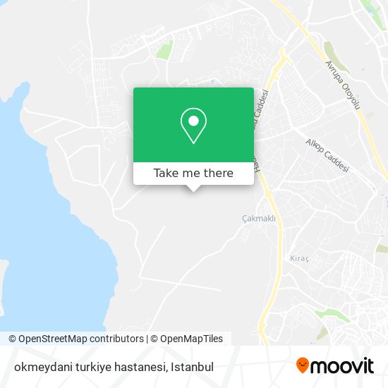 okmeydani turkiye hastanesi map