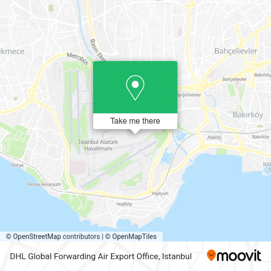 DHL Global Forwarding Air Export Office map