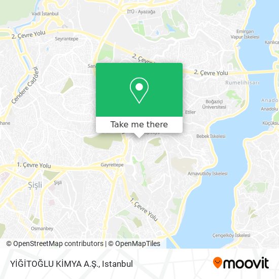 YİĞİTOĞLU KİMYA A.Ş. map