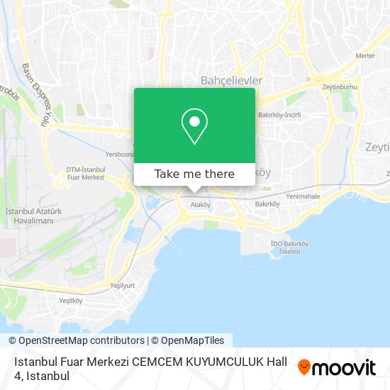 Istanbul Fuar Merkezi CEMCEM KUYUMCULUK Hall 4 map