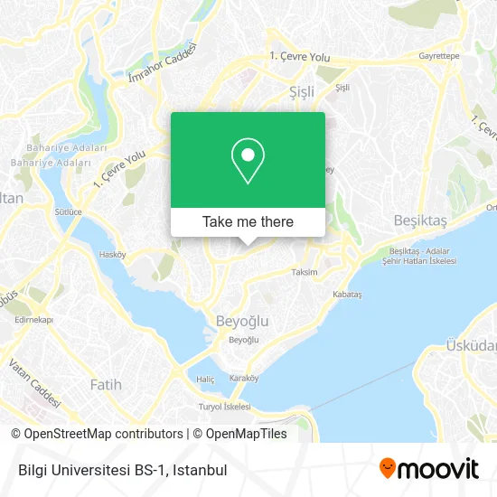 Bilgi Universitesi BS-1 map