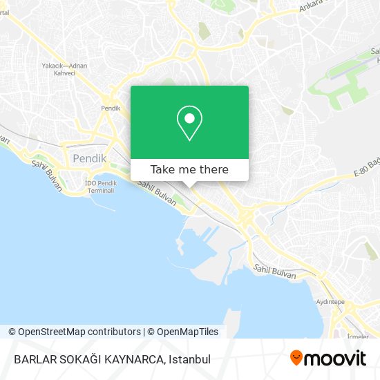 BARLAR SOKAĞI KAYNARCA map