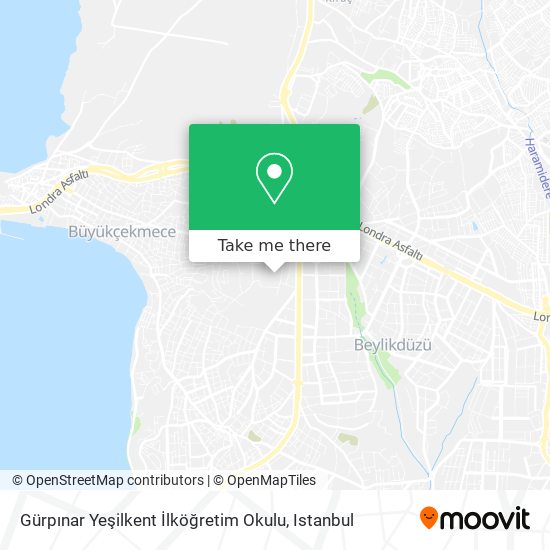 Gürpınar Yeşilkent İlköğretim Okulu map