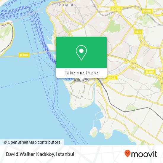 David Walker Kadıköy map