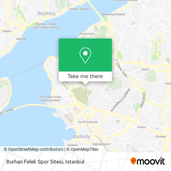 Burhan Felek Spor Sitesi map