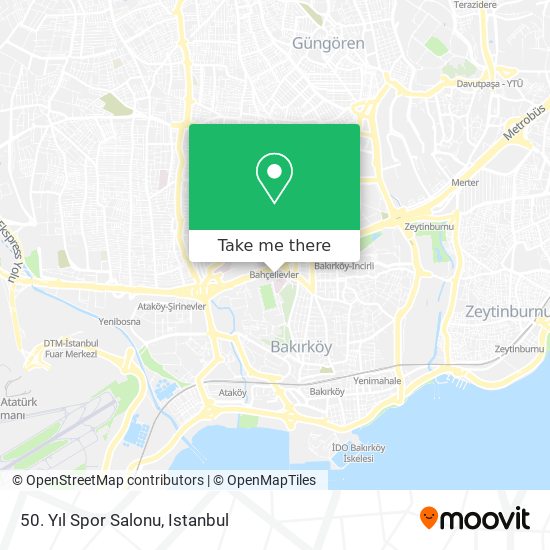 50. Yıl Spor Salonu map