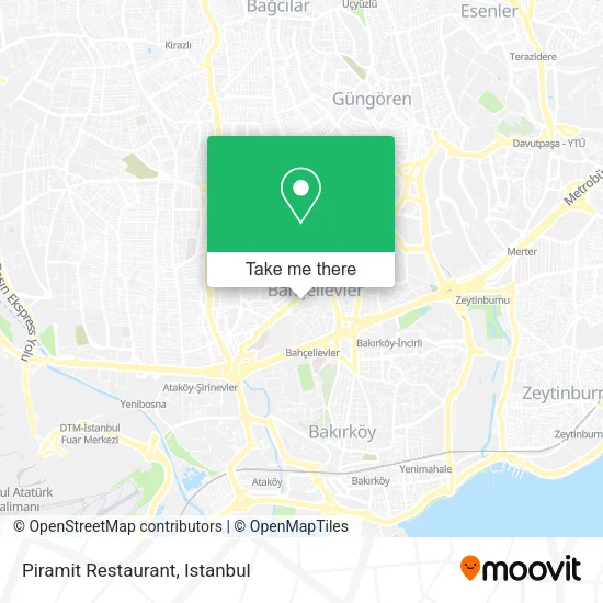 Piramit Restaurant map