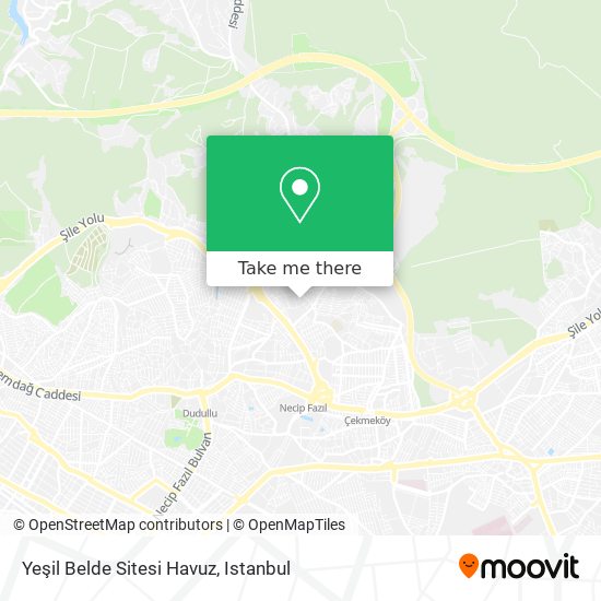 Yeşil Belde Sitesi Havuz map