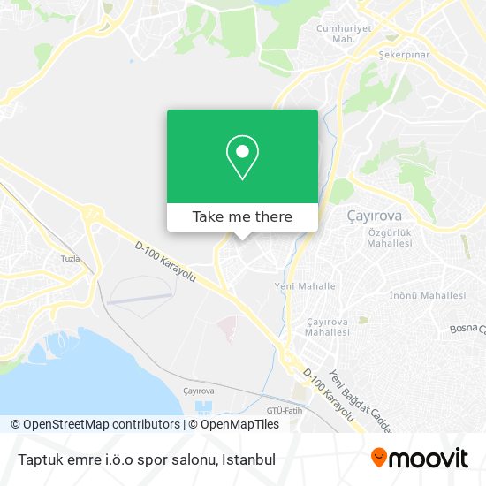 Taptuk emre i.ö.o spor salonu map