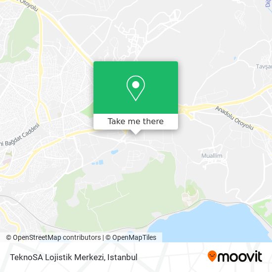 TeknoSA Lojistik Merkezi map