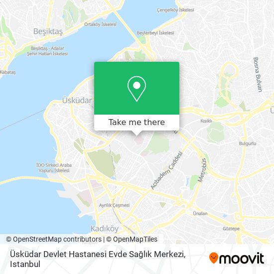Üsküdar Devlet Hastanesi Evde Sağlık Merkezi map