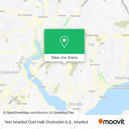 Yeni Istanbul Özel Halk Otobüsleri A.Ş. map