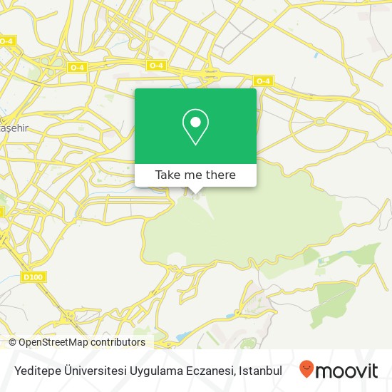 Yeditepe Üniversitesi Uygulama Eczanesi map